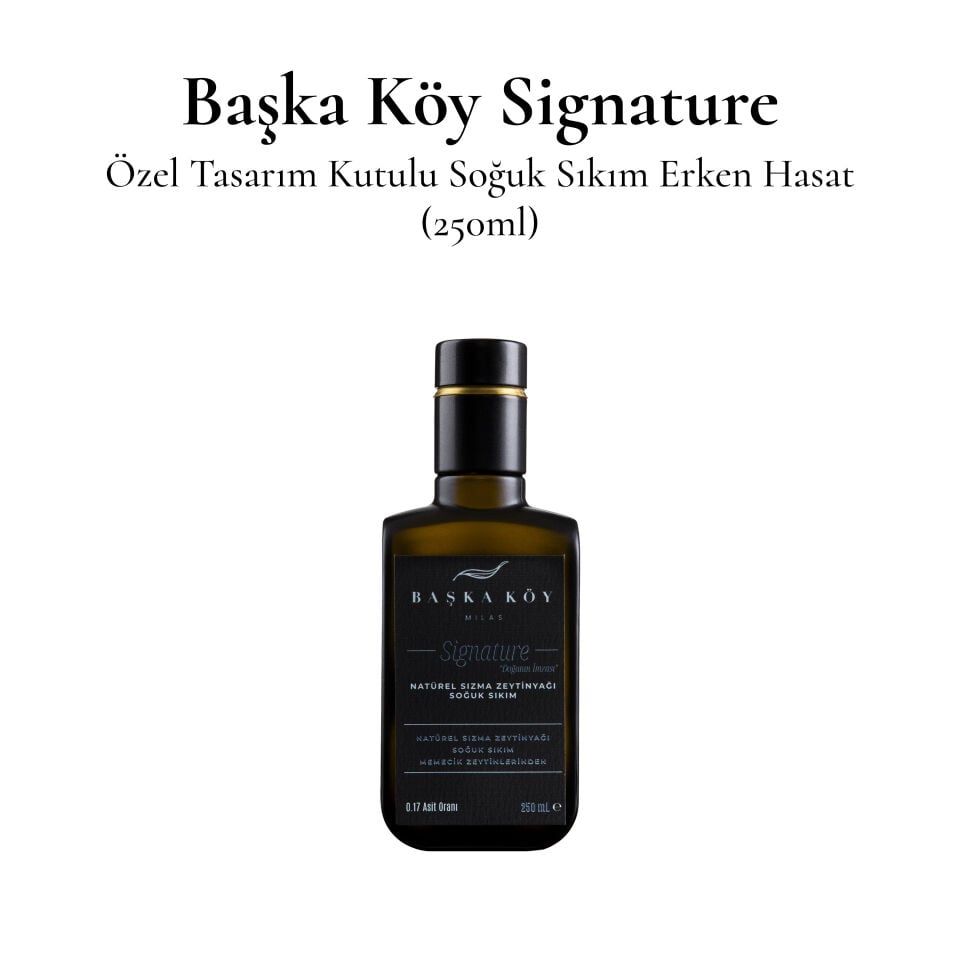 Başka Köy Signature: Özel Tasarım Kutulu Soğuk Sıkım Erken Hasat (250ml)