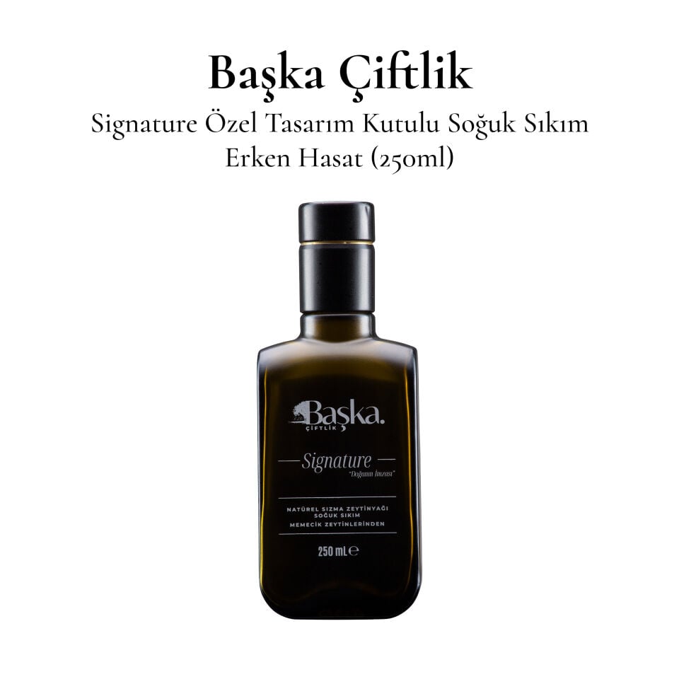 Başka Çiftlik Signature: Özel Tasarım Kutulu Soğuk Sıkım Erken Hasat (250ml)
