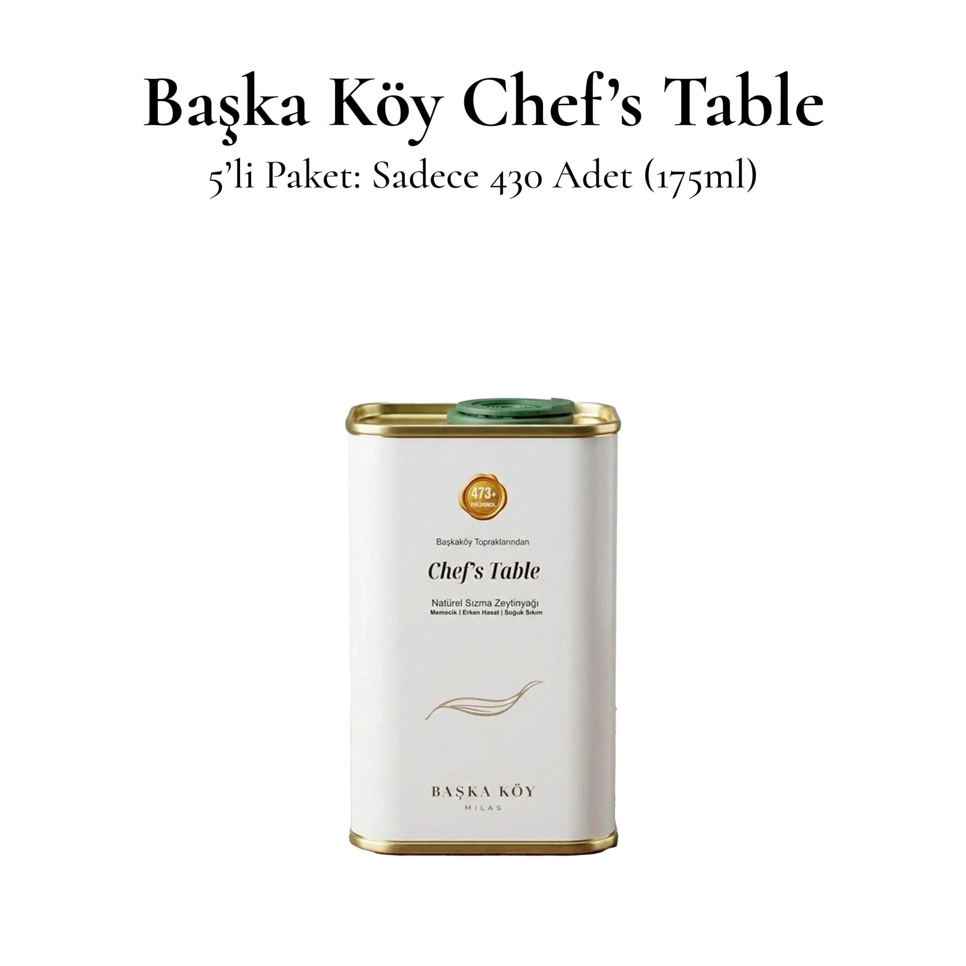 Başka Köy Chef’s Table 5’li Paket: Sadece 430 Adet (175ml)